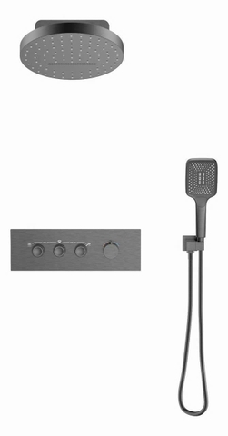 Sen tắm âm tường bát tròn dầy bảng điều khiển dài CHINOX SA12