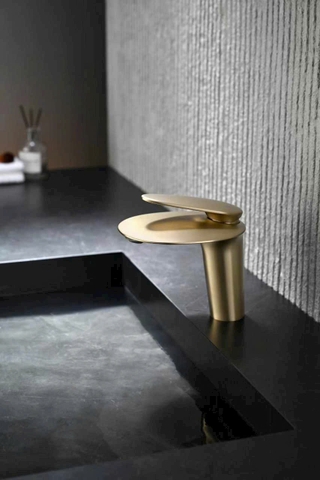 Vòi lavabo rửa mặt decor đĩa nấm  VLD8