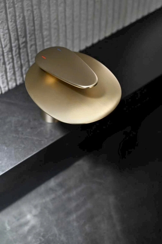 Vòi lavabo rửa mặt decor đĩa nấm  VLD8