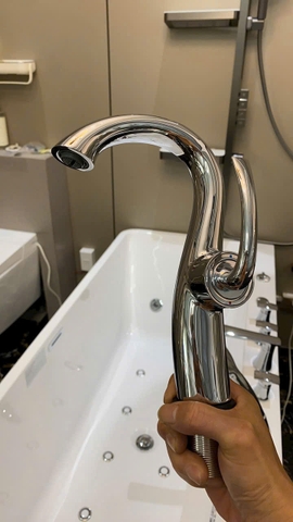 Vòi lavabo rửa mặt decor  VLD12 ( 2 màu)
