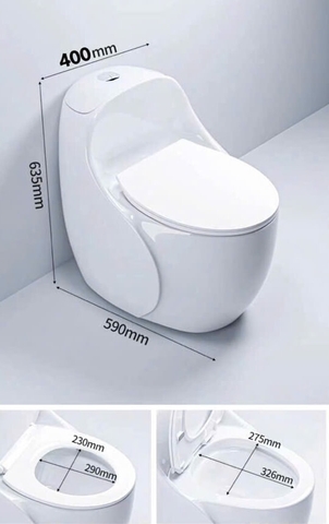 Bệt liền khối quả trứng CHINOX BLK01