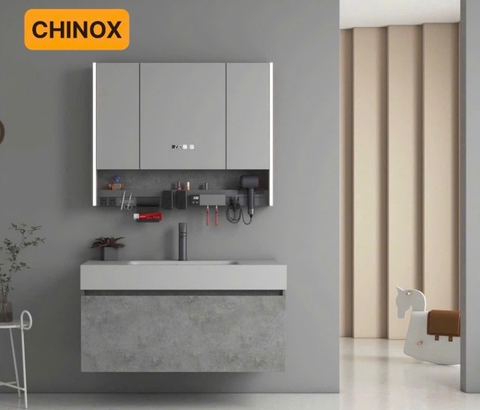 Tủ chậu màu ghi Polywood CHINOX CN477