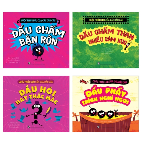 Bộ Cuộc Phiêu Lưu Của Các Dấu Câu (4 Cuốn)