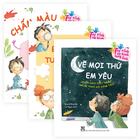 Bộ Sách Tay Xinh Vẽ Hình Lung Linh (03 Cuốn)