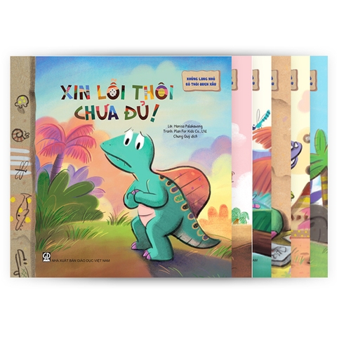Bộ Sách Khủng Long Nhỏ Bỏ Thói Quen Xấu (6 Cuốn)