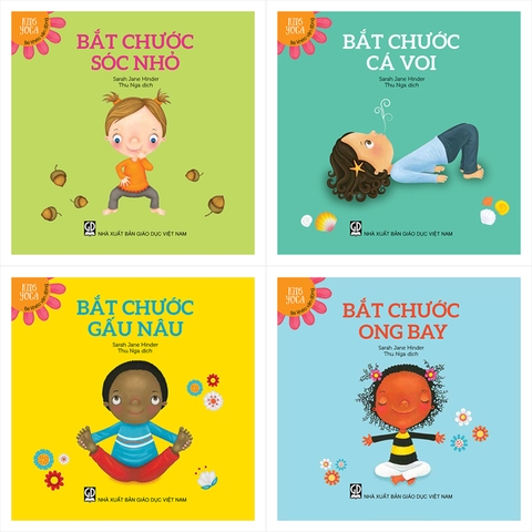 Kids Yoga - Bé Khéo Vận Động (4 Cuốn)