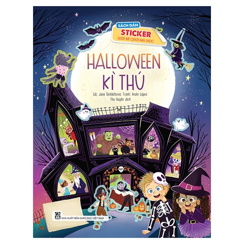 Sách Dán Sticker Giúp Bé Chơi Mà Học - Halloween Kì Thú