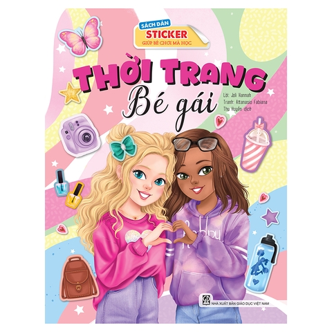 Sách Dán Sticker Giúp Bé Chơi Mà Học - Thời Trang Bé Gái