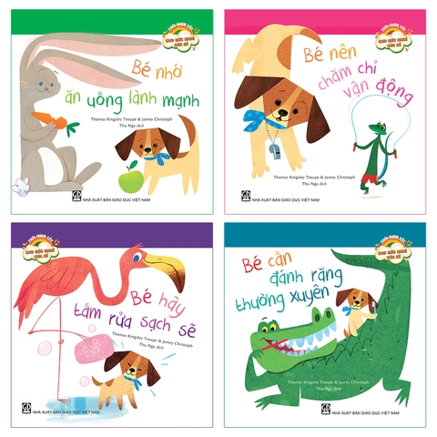 Bộ Sách Thói Quen Tốt Cho Sức Khoẻ Của Bé (4 Cuốn)