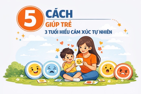 5 Cách Giúp Trẻ 3 Tuổi Hiểu Cảm Xúc Tự Nhiên | Gợi Ý Sách Ehon Cho Bé
