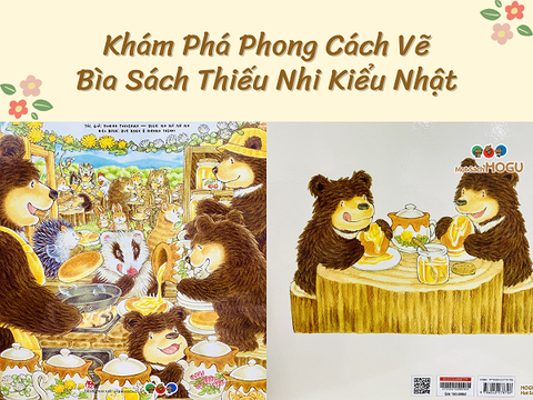 Điều Đặc Biệt Trong Bìa Sách Thiếu Nhi Kiểu Nhật: Tối Giản - Ấn Tượng