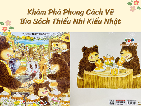 Khám Phá Phong Cách Vẽ Bìa Sách Thiếu Nhi Ehon Kiểu Nhật