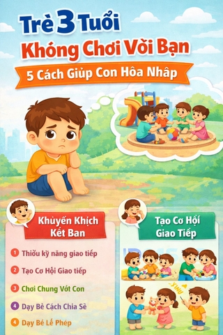 Trẻ 3 Tuổi Không Chơi Với Bạn: 5 Cách Giúp Con Hòa Nhập
