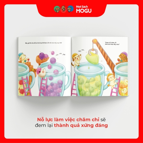 Bạn Pokopoko làm sinh tố trái cây