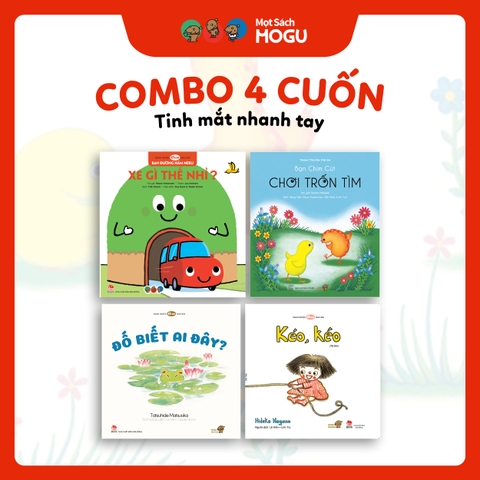 Combo 4 Cuốn Tinh Mắt Nhanh Tay