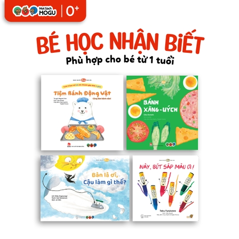 Combo 4 Cuốn Bé Học Nhận Biết