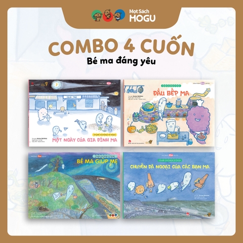 Combo 4 Cuốn Ehon Bé Ma Đáng Yêu