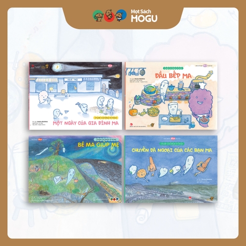 Combo 4 Cuốn Ehon Bé Ma Đáng Yêu