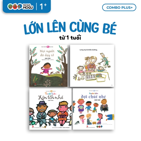 Combo 4 Cuốn Lớn Lên Cùng Bé