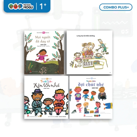 Combo 4 Cuốn Lớn Lên Cùng Bé