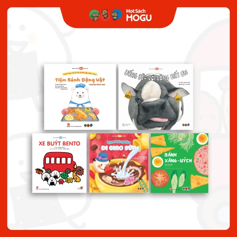 Combo 5 Cuốn Vũ Trụ Đồ Ăn Quanh Bé