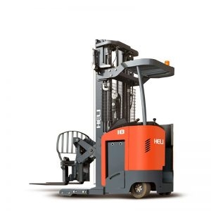 Xe nâng reach truck kệ đôi 1.4-1.8 tấn (Kệ Doupble Deep)