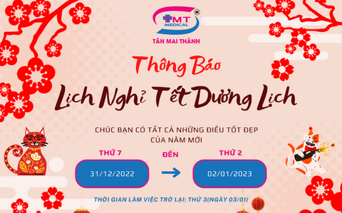 Thông Báo Lịch nghỉ tết dương lịch 2023