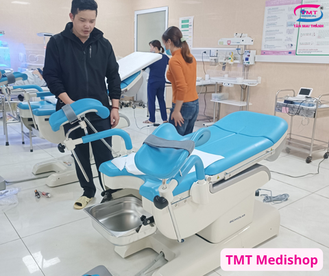 Bàn khám sản phụ khoa Examline 740 (Bicakcilar – Thổ Nhĩ Kỳ)