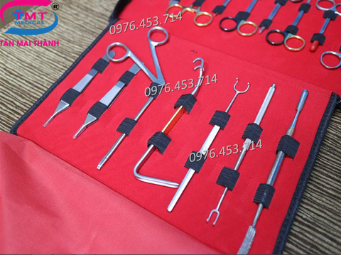 Bộ Dụng Cụ Phẫu Thuật Thẩm Mỹ Mắt Mũi