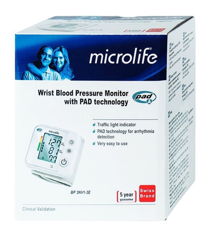 Máy đo huyết áp cổ tay tự động 3NV1-3E Microlife