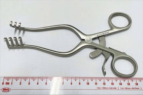 Banh phẫu thuật Weitlaner tù 13/14/16cm Hilbro