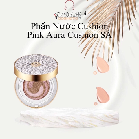 Phấn Nước Cushion Pink Aura Cushion SA Pink Vanilla 23