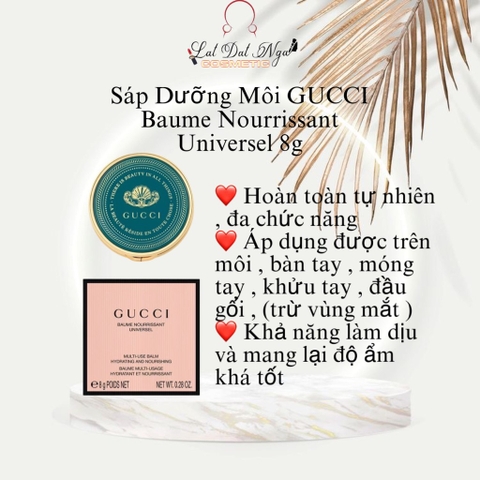 Sáp Dưỡng Môi GUCCI Baume Nourrissant Universel 8g