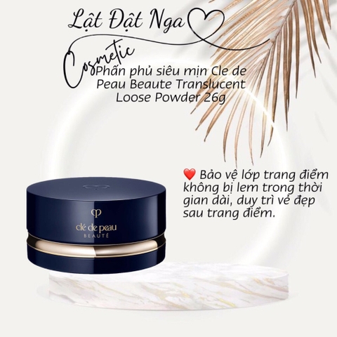 Phấn phủ siêu mịn Cle de Peau Beaute Translucent Loose Powder 26g