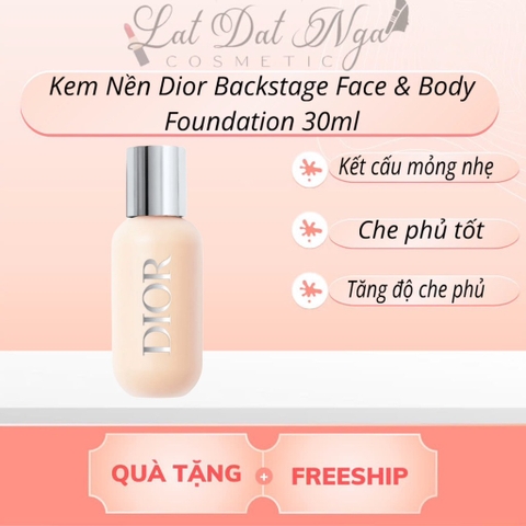 Kem Nền Dior Backstage Face & Body Foundation 30ml