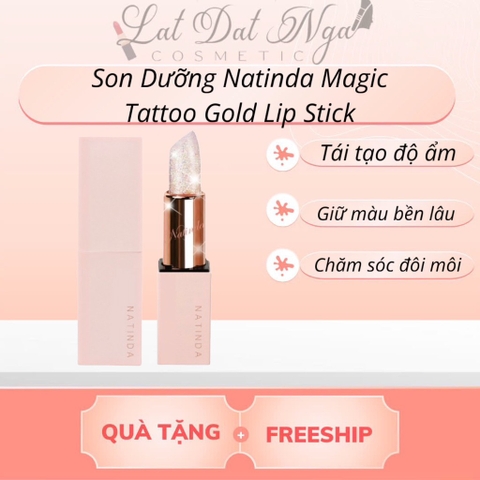 Son Dưỡng Natinda Magic Tattoo Gold Lip Stick