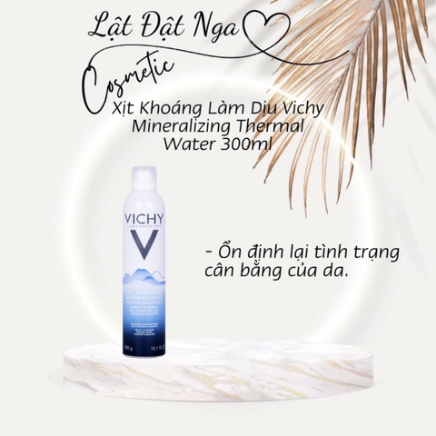 Xịt Khoáng Làm Dịu Vichy Mineralizing Thermal Water 300ml