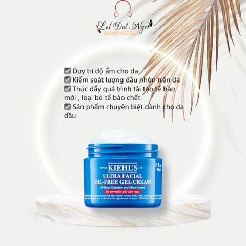 Kem Dưỡng KIEHLS Ultra Facial Oil Free Gel Cream