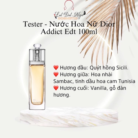 Tester - Nước Hoa Nữ Dior Addict Edt 100ml