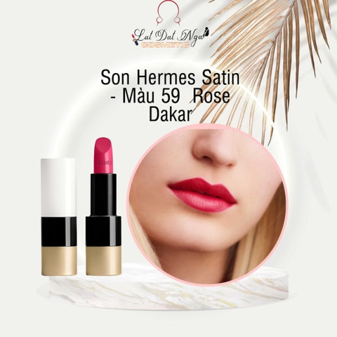 Son Hermes Satin - Màu 59  Rose Dakar