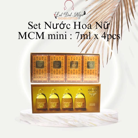 Set Nước Hoa Nữ MCM mini : 7ml x 4pcs