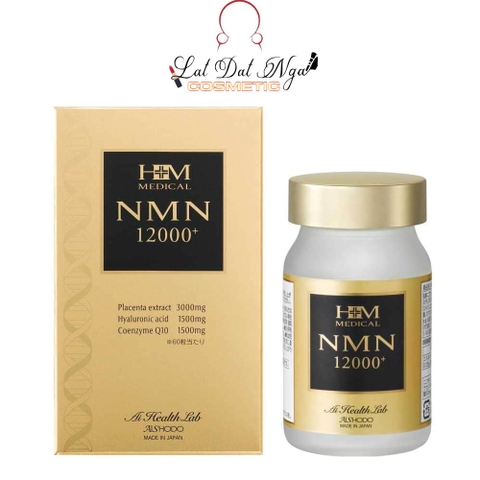Viên Uống Bổ Sung NMN HM Medical Aishodo NMN 12000+ (60 Viên)