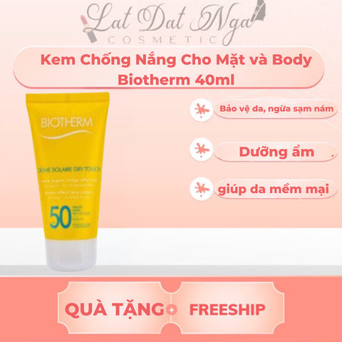 Kem Chống Nắng Cho Mặt và Body Biotherm 40ml