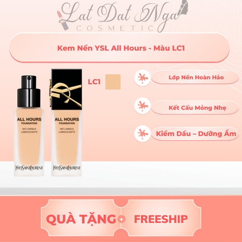 Kem Nền YSL All Hours - Khả Năng Che Phủ Tuyệt Đỉnh
