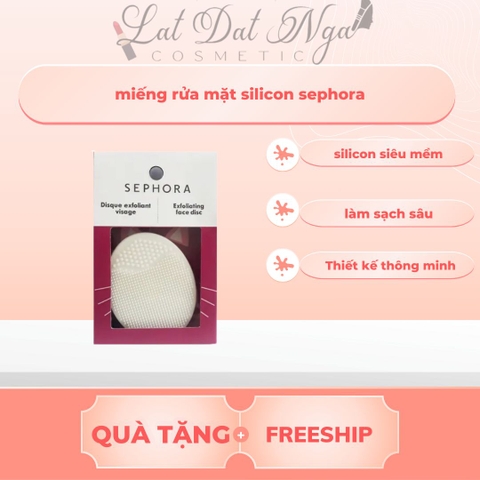 Miếng Rửa Mặt Silicon Sephora