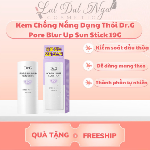 Kem Chống Nắng Dạng Thỏi Dr.G Pore Blur Up Sun Stick 19G