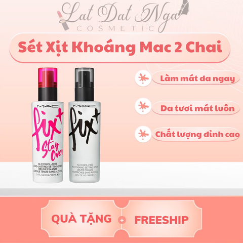 Sét Xịt Khoáng Mac 2 Chai ( New )