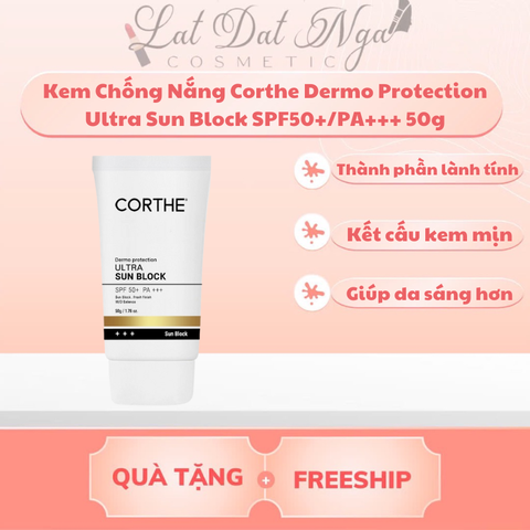 Kem Chống Nắng Corthe Dermo Protection Ultra Sun Block SPF50+/PA+++ 50g