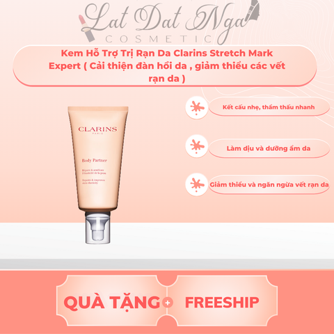 Kem Hỗ Trợ Trị Rạn Da Clarins Stretch Mark Expert ( Cải thiện đàn hồi da , giảm thiểu các vết rạn da )