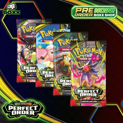 Ra mắt Pokemon TCG: Mega Evolution – Perfect Order Booster Pack